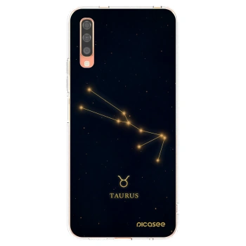 Picasee átlátszó szilikon tok az alábbi mobiltelefonokra Samsung Galaxy A70 A705F - TAURUS