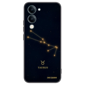 Picasee fekete szilikon tok az alábbi mobiltelefonokra Vivo Y29s 5G - TAURUS