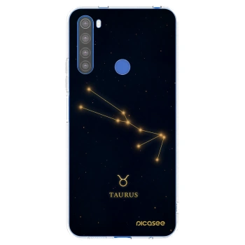 Picasee átlátszó szilikon tok az alábbi mobiltelefonokra Xiaomi Redmi Note 8T - TAURUS