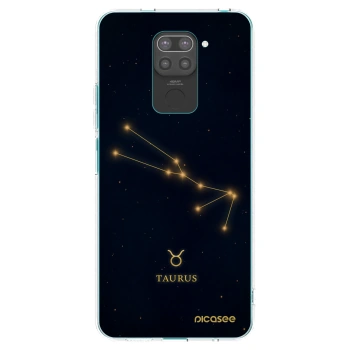 Picasee fekete szilikon tok az alábbi mobiltelefonokra Xiaomi Redmi Note 9 - TAURUS