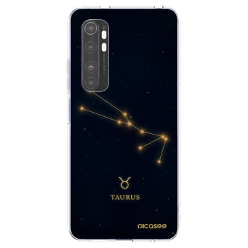 Picasee átlátszó szilikon tok az alábbi mobiltelefonokra Xiaomi Mi Note 10 Lite - TAURUS