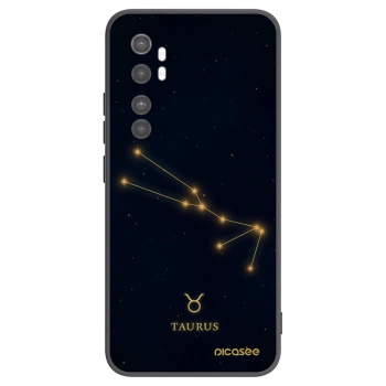 Picasee fekete szilikon tok az alábbi mobiltelefonokra Xiaomi Mi Note 10 Lite - TAURUS