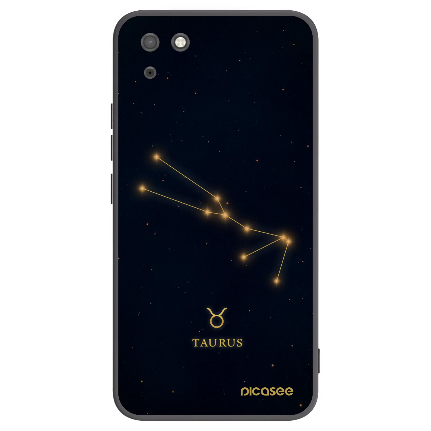 Picasee fekete szilikon tok az alábbi mobiltelefonokra Huawei Y5P - TAURUS