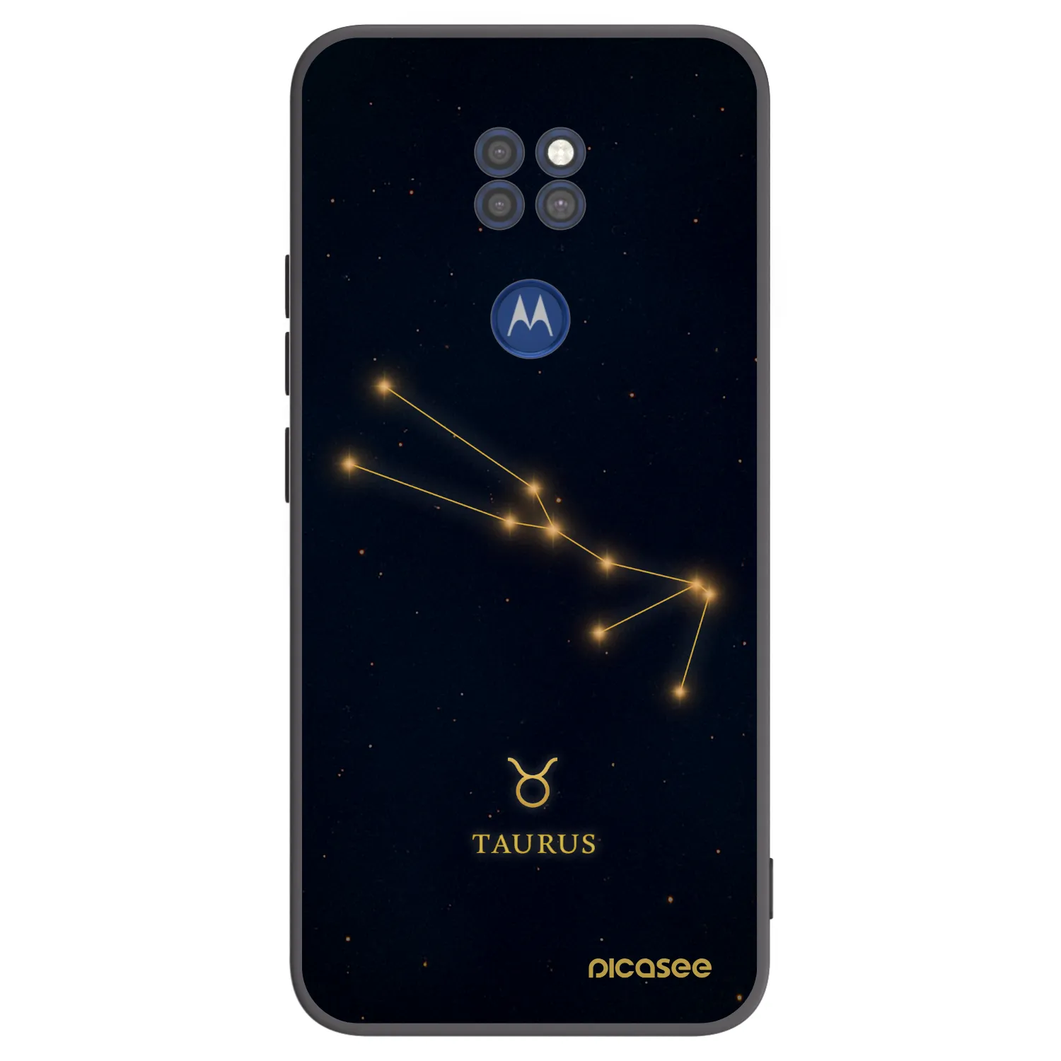 Picasee fekete szilikon tok az alábbi mobiltelefonokra Motorola Moto G9 Play - TAURUS