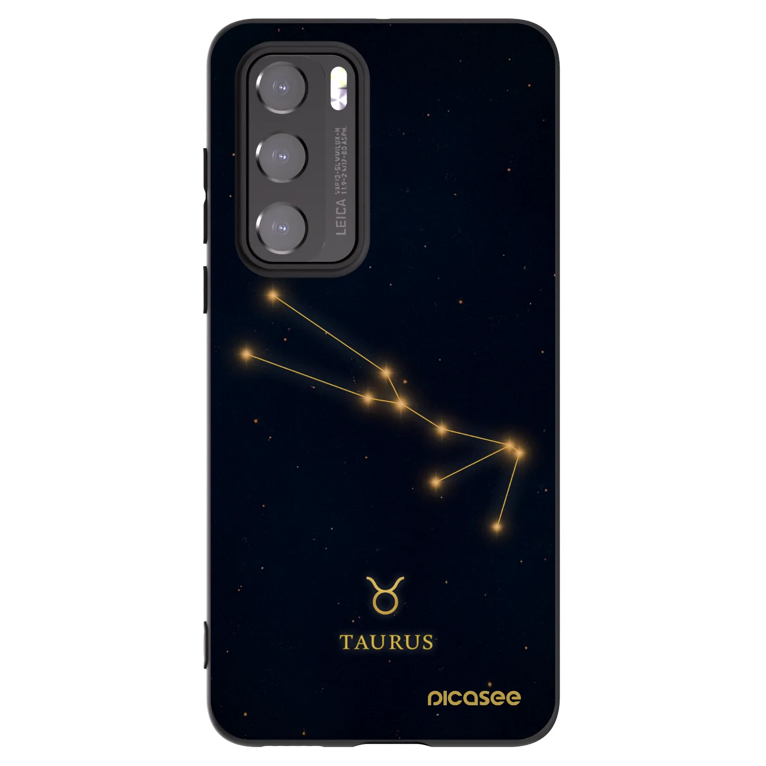 Picasee fekete szilikon tok az alábbi mobiltelefonokra Huawei P40 - TAURUS