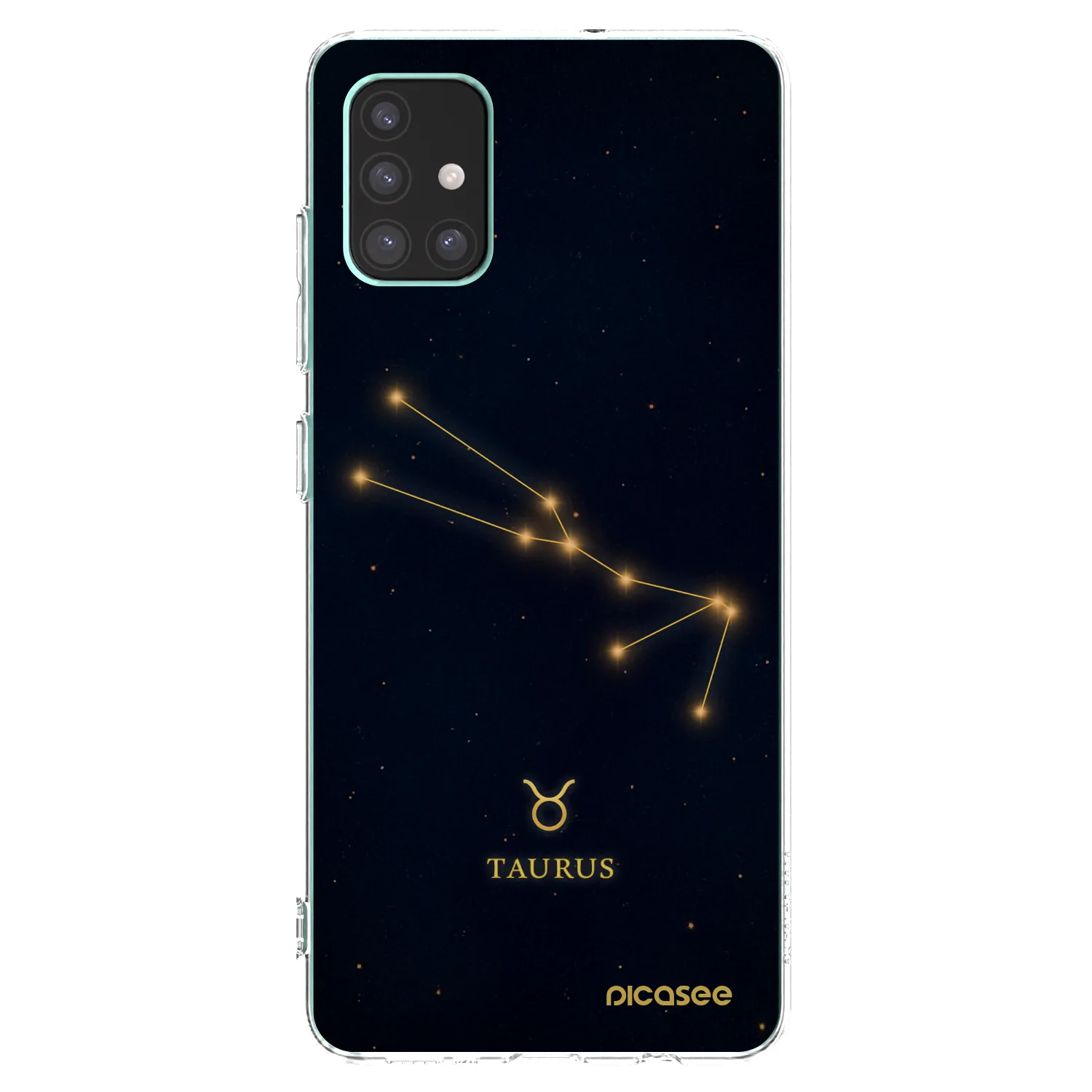 Picasee átlátszó szilikon tok az alábbi mobiltelefonokra Samsung Galaxy M51 M515F - TAURUS