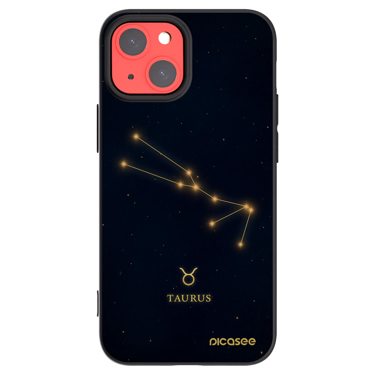 Picasee fekete szilikon tok az alábbi mobiltelefonokra Apple iPhone 13 mini - TAURUS