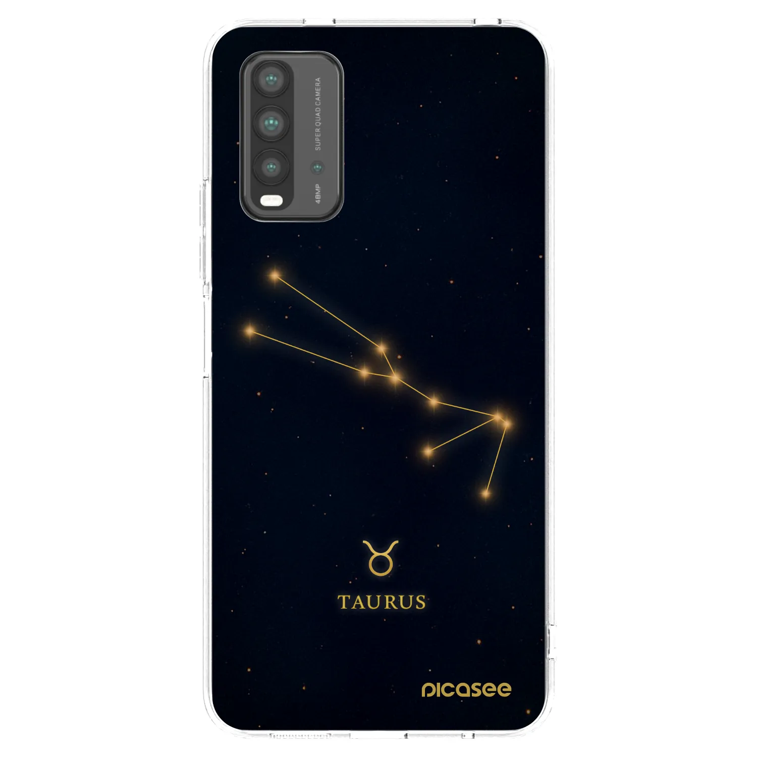 Picasee fekete szilikon tok az alábbi mobiltelefonokra Xiaomi Redmi 9T - TAURUS