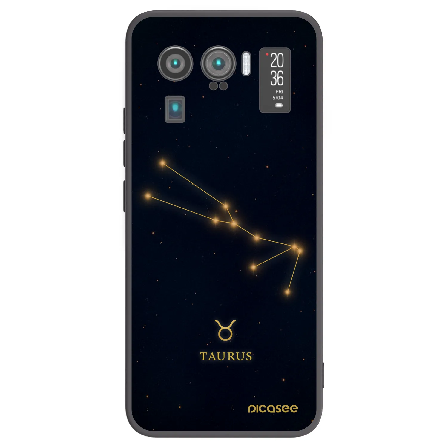 Picasee fekete szilikon tok az alábbi mobiltelefonokra Xiaomi Mi 11 Ultra - TAURUS