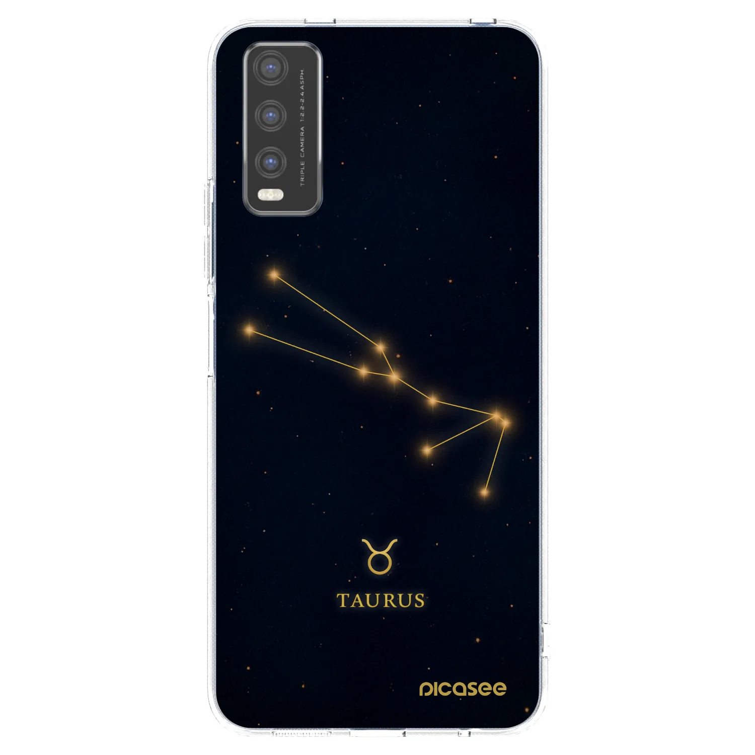 Picasee átlátszó szilikon tok az alábbi mobiltelefonokra Vivo Y20s - TAURUS