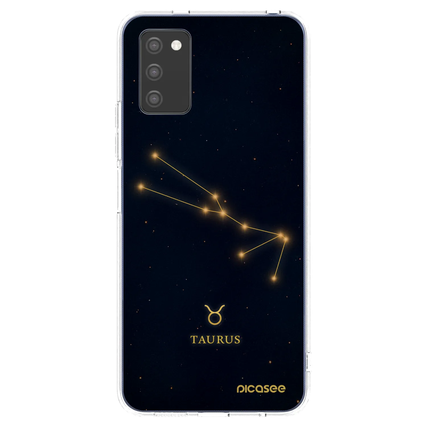 Picasee átlátszó szilikon tok az alábbi mobiltelefonokra Samsung Galaxy A03s A037G - TAURUS