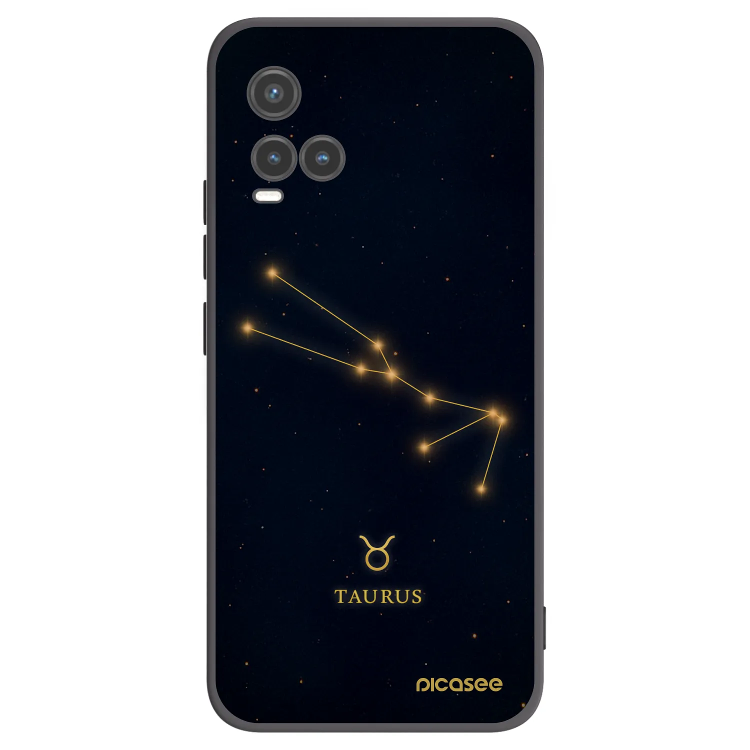 Picasee fekete szilikon tok az alábbi mobiltelefonokra Vivo Y33s - TAURUS
