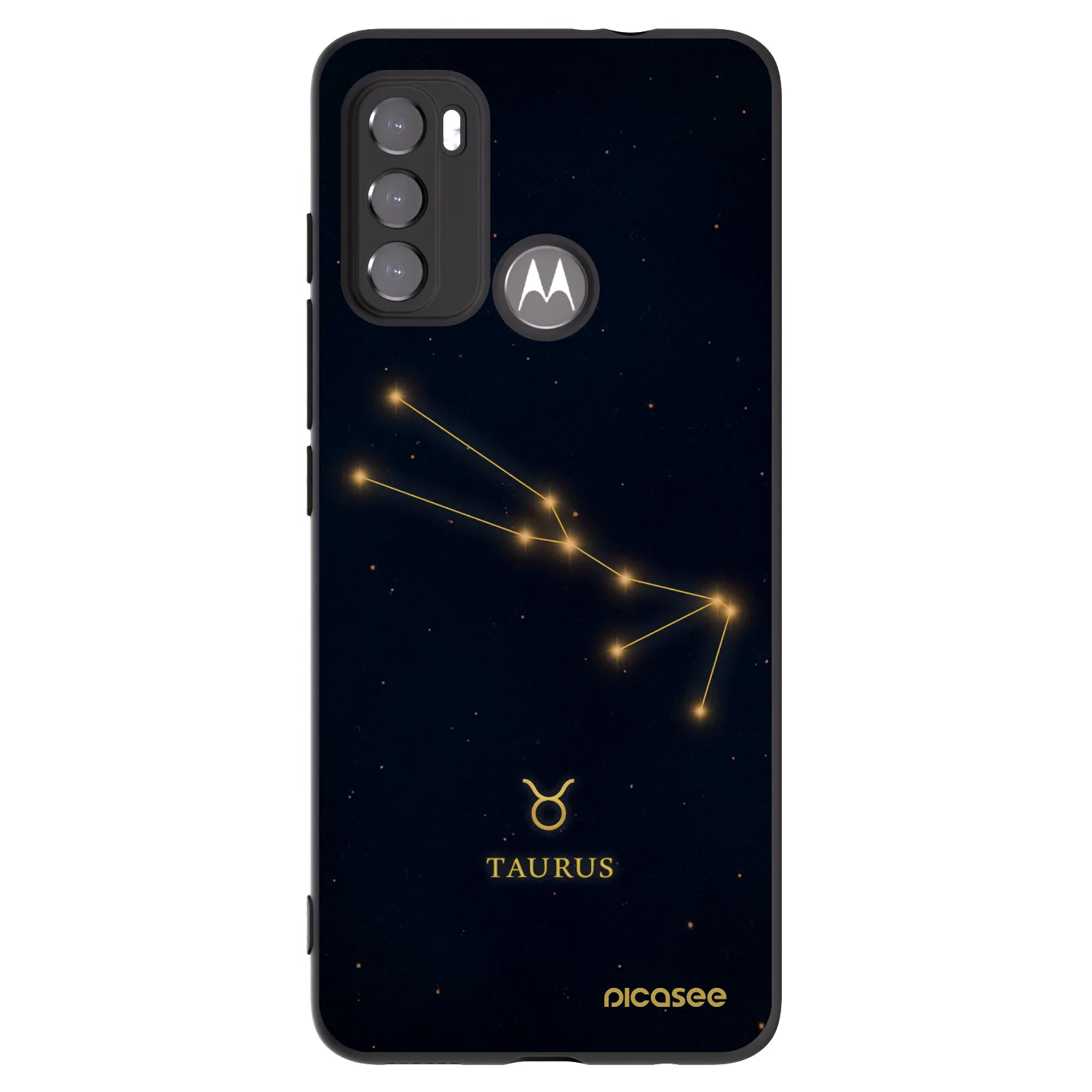 Picasee fekete szilikon tok az alábbi mobiltelefonokra Motorola Moto G60 - TAURUS
