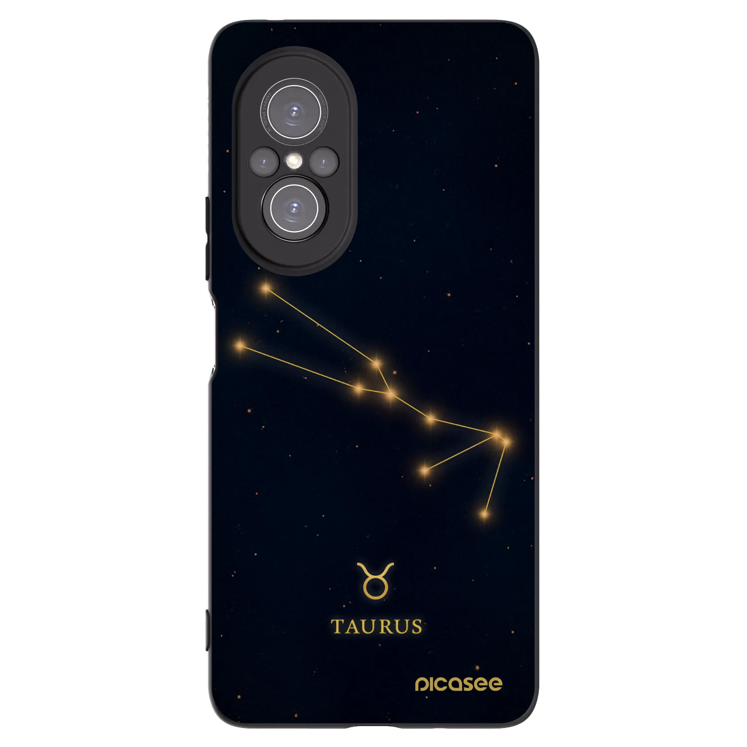 Picasee fekete szilikon tok az alábbi mobiltelefonokra Huawei Nova 9 SE - TAURUS