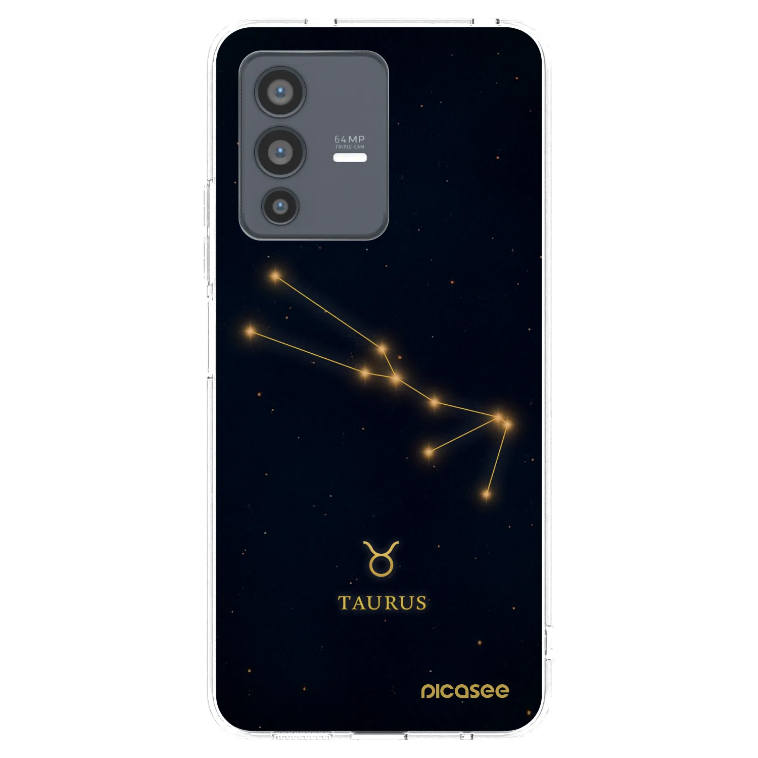 Picasee átlátszó szilikon tok az alábbi mobiltelefonokra Vivo V23 5G - TAURUS