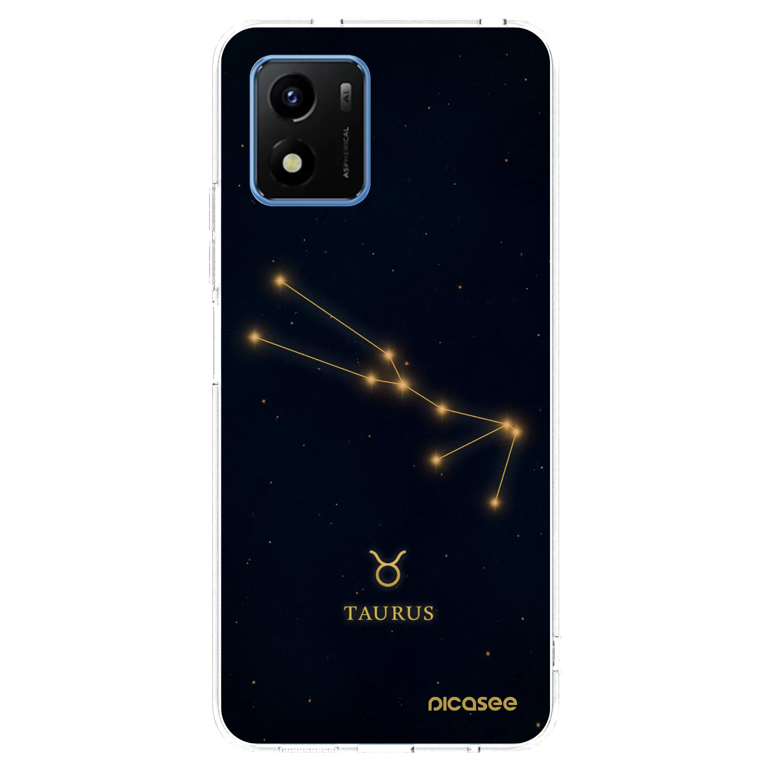Picasee átlátszó szilikon tok az alábbi mobiltelefonokra Vivo Y01 - TAURUS