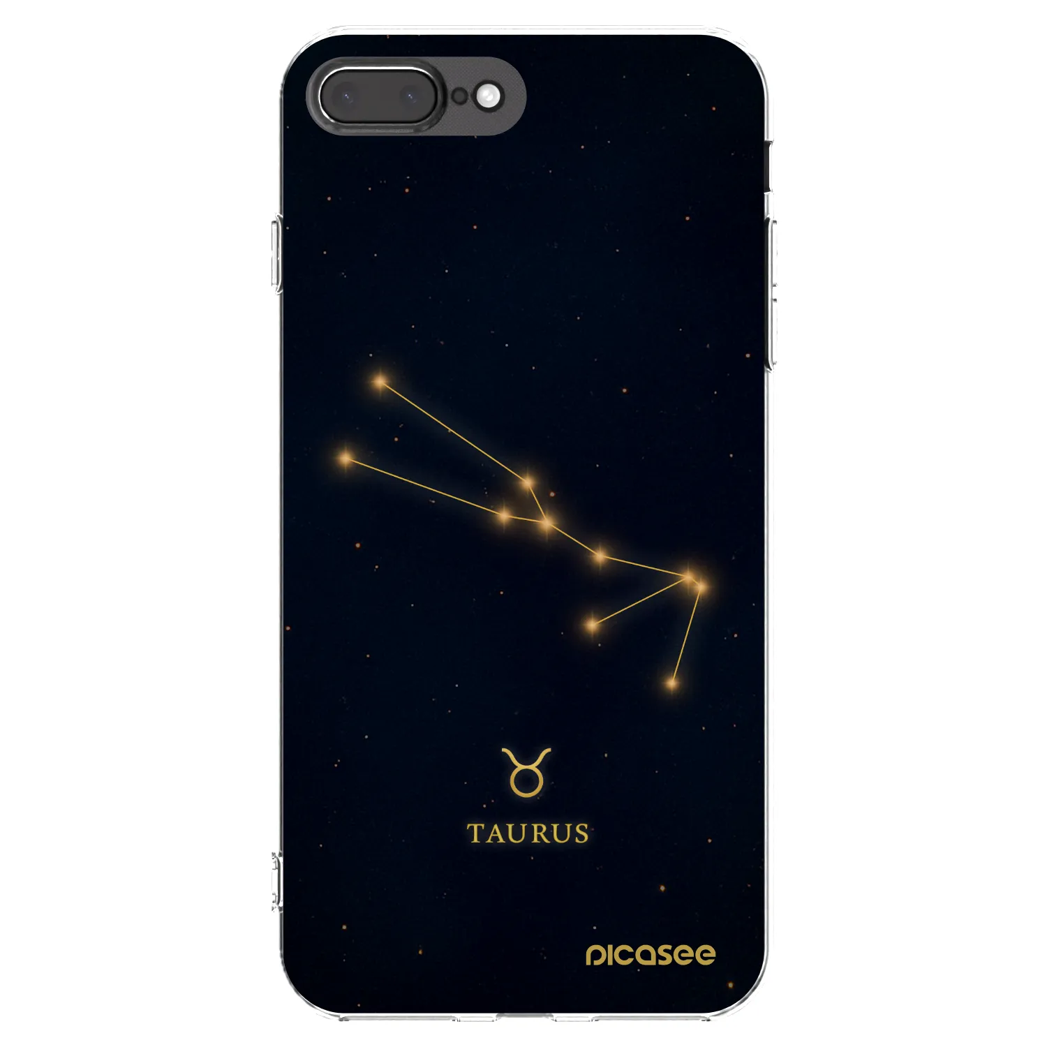 Picasee átlátszó szilikon tok az alábbi mobiltelefonokra Apple iPhone 8 Plus - TAURUS
