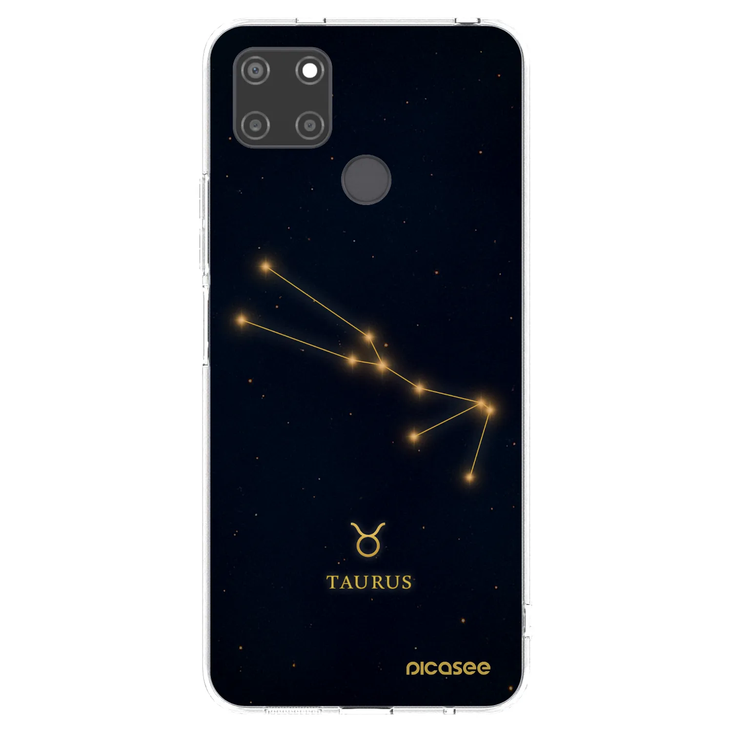 Picasee átlátszó szilikon tok az alábbi mobiltelefonokra Realme C21Y - TAURUS