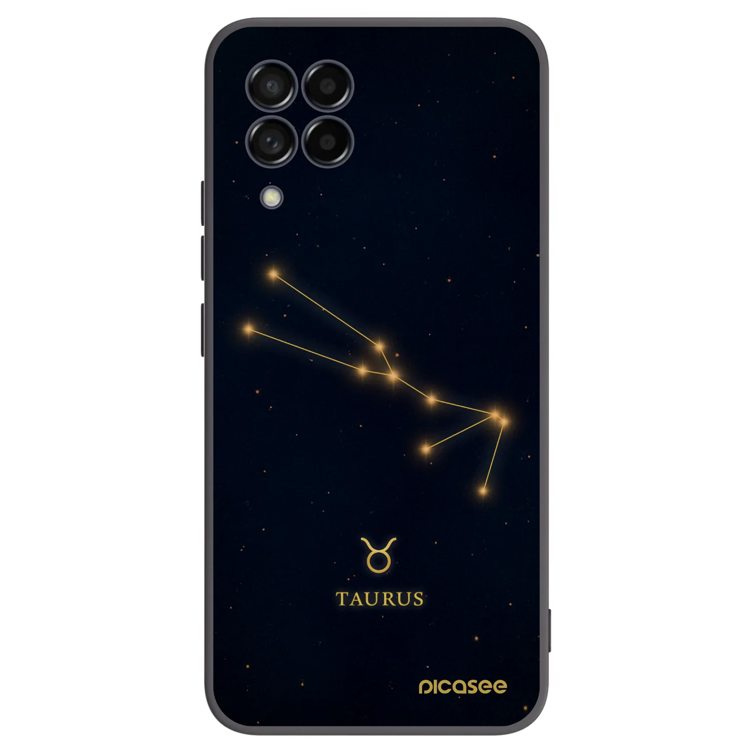 Picasee fekete szilikon tok az alábbi mobiltelefonokra Samsung Galaxy M53 5G - TAURUS