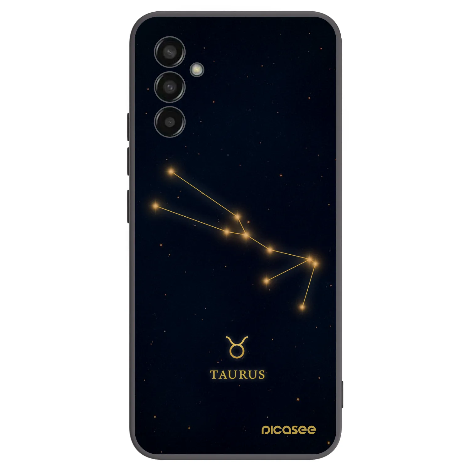 Picasee fekete szilikon tok az alábbi mobiltelefonokra Samsung Galaxy M13 M135F - TAURUS