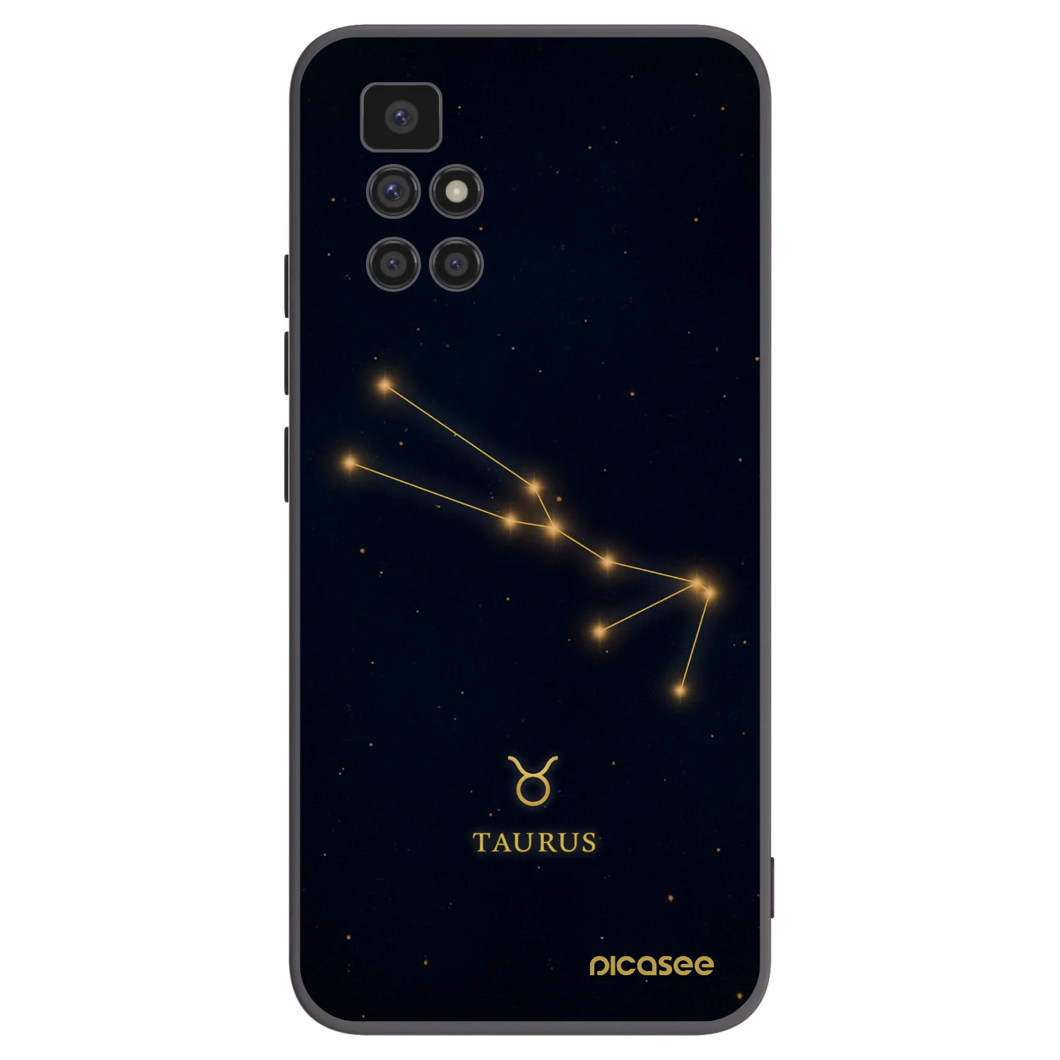 Picasee fekete szilikon tok az alábbi mobiltelefonokra Xiaomi Redmi 10 (2022) - TAURUS