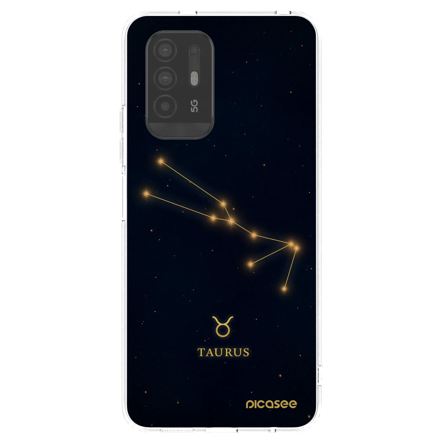 Picasee átlátszó szilikon tok az alábbi mobiltelefonokra OPPO A94 5G - TAURUS