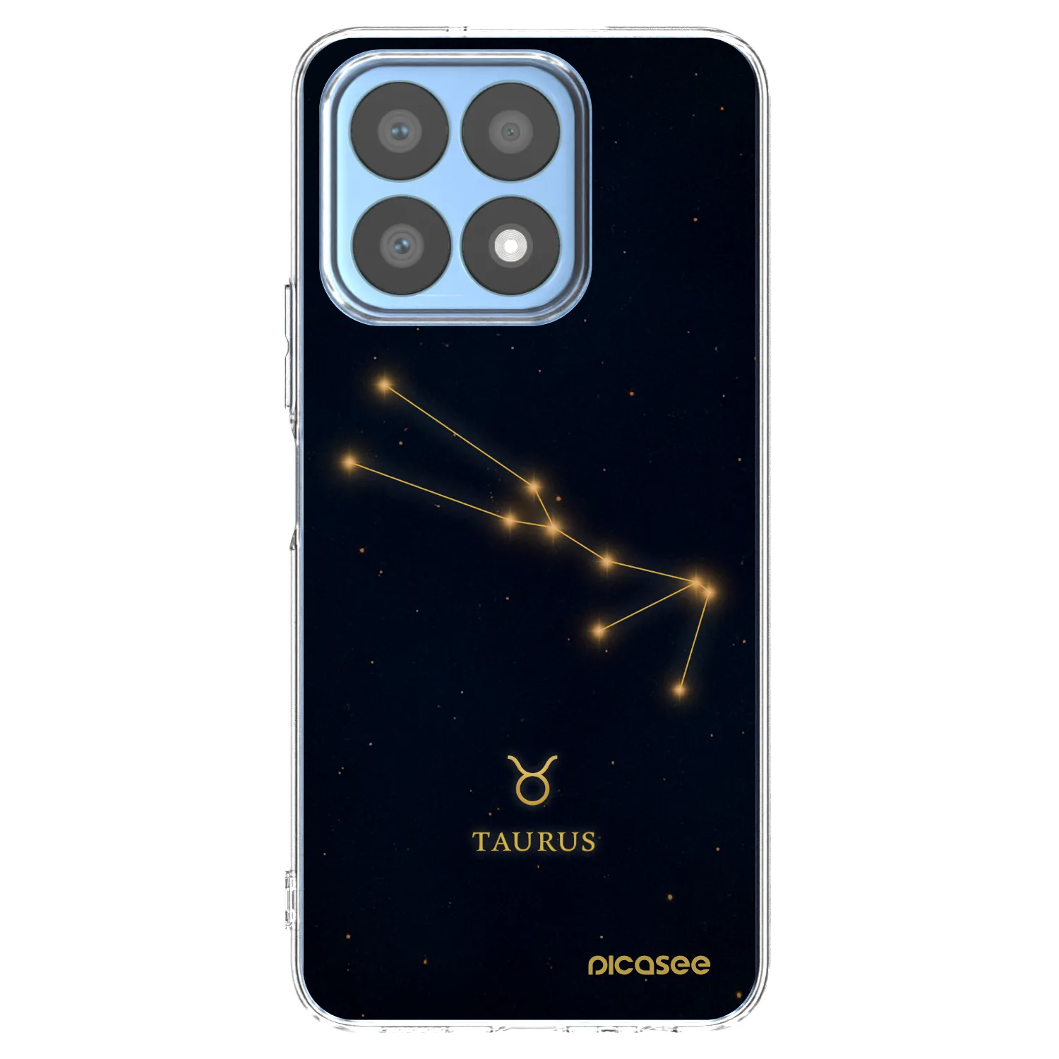 Picasee átlátszó szilikon tok az alábbi mobiltelefonokra Honor X8a - TAURUS