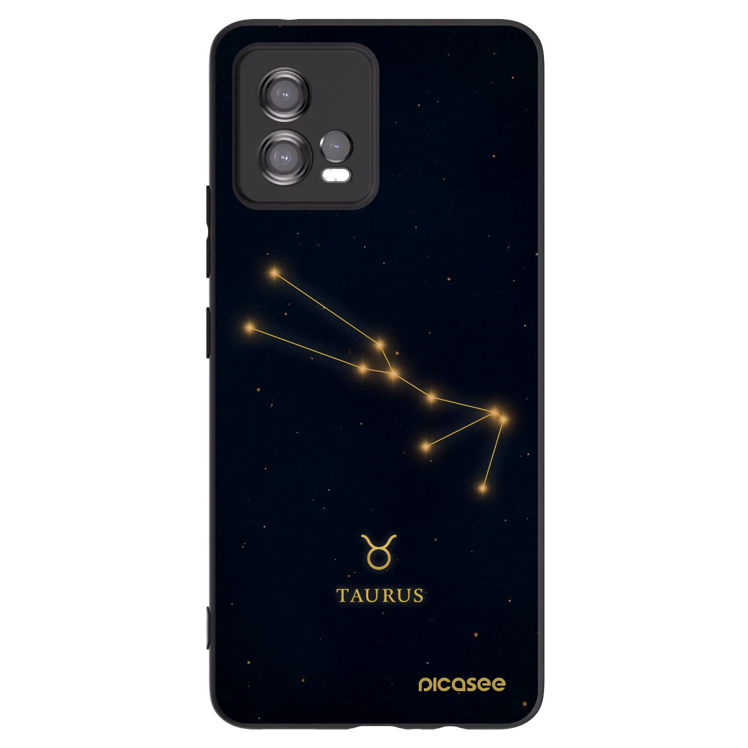 Picasee fekete szilikon tok az alábbi mobiltelefonokra Motorola Moto G72 - TAURUS