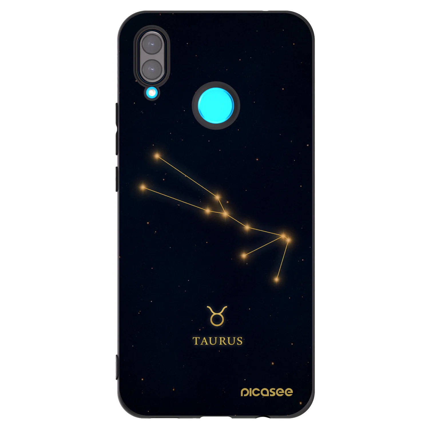 Picasee fekete szilikon tok az alábbi mobiltelefonokra Huawei Nova 3i - TAURUS