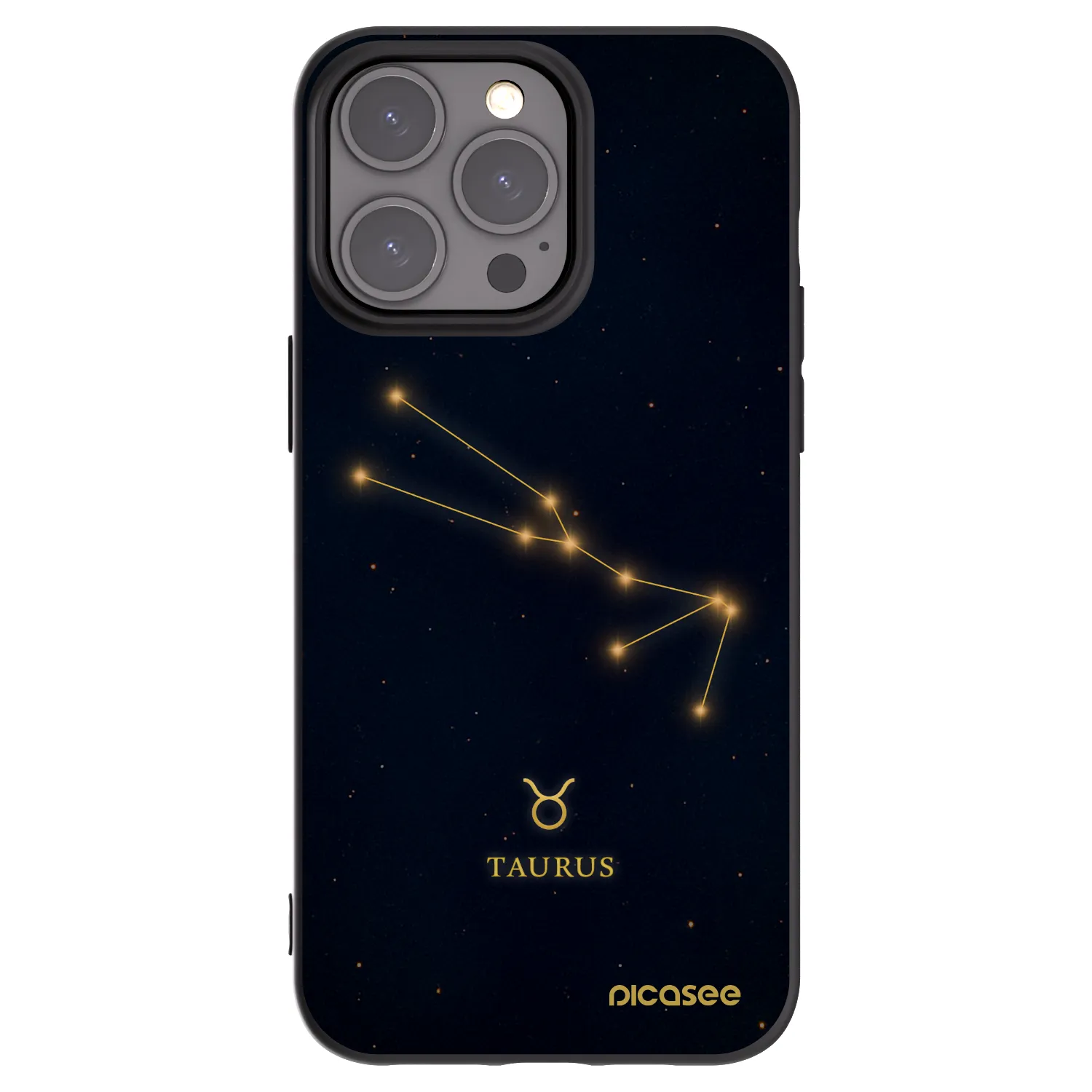 Picasee fekete szilikon tok az alábbi mobiltelefonokra Apple iPhone 15 Pro Max - TAURUS