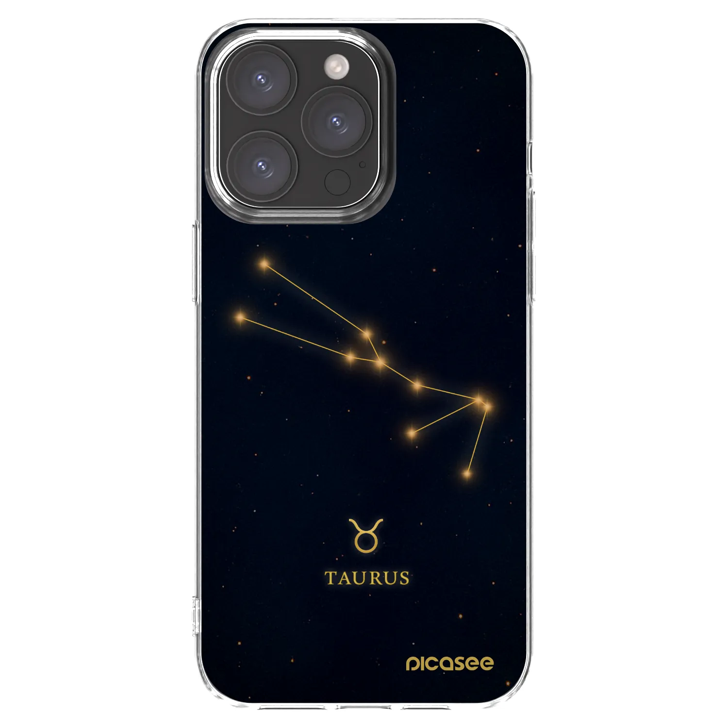 Picasee átlátszó szilikon tok az alábbi mobiltelefonokra Apple iPhone 15 Pro Max - TAURUS
