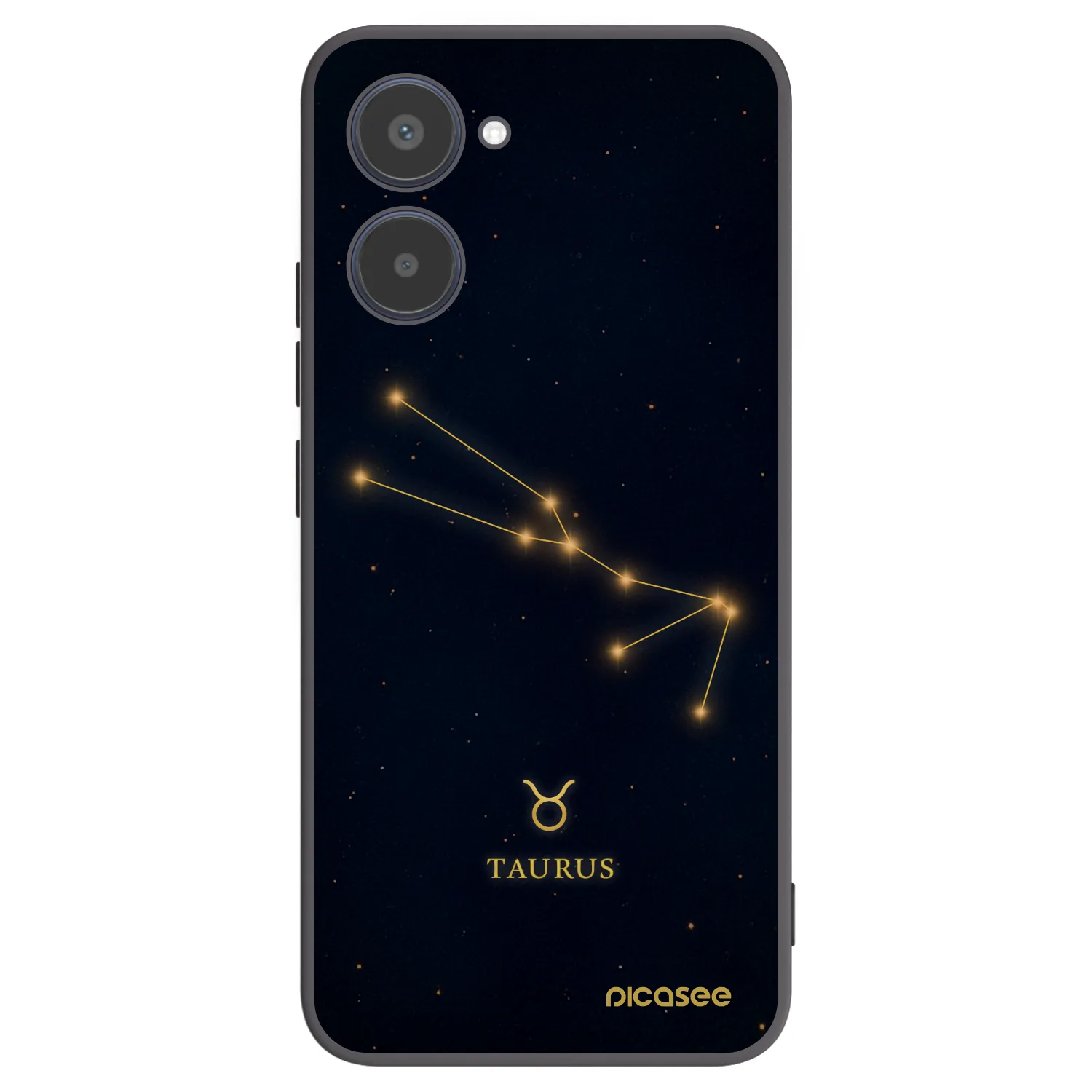 Picasee fekete szilikon tok az alábbi mobiltelefonokra Realme 10 4G - TAURUS