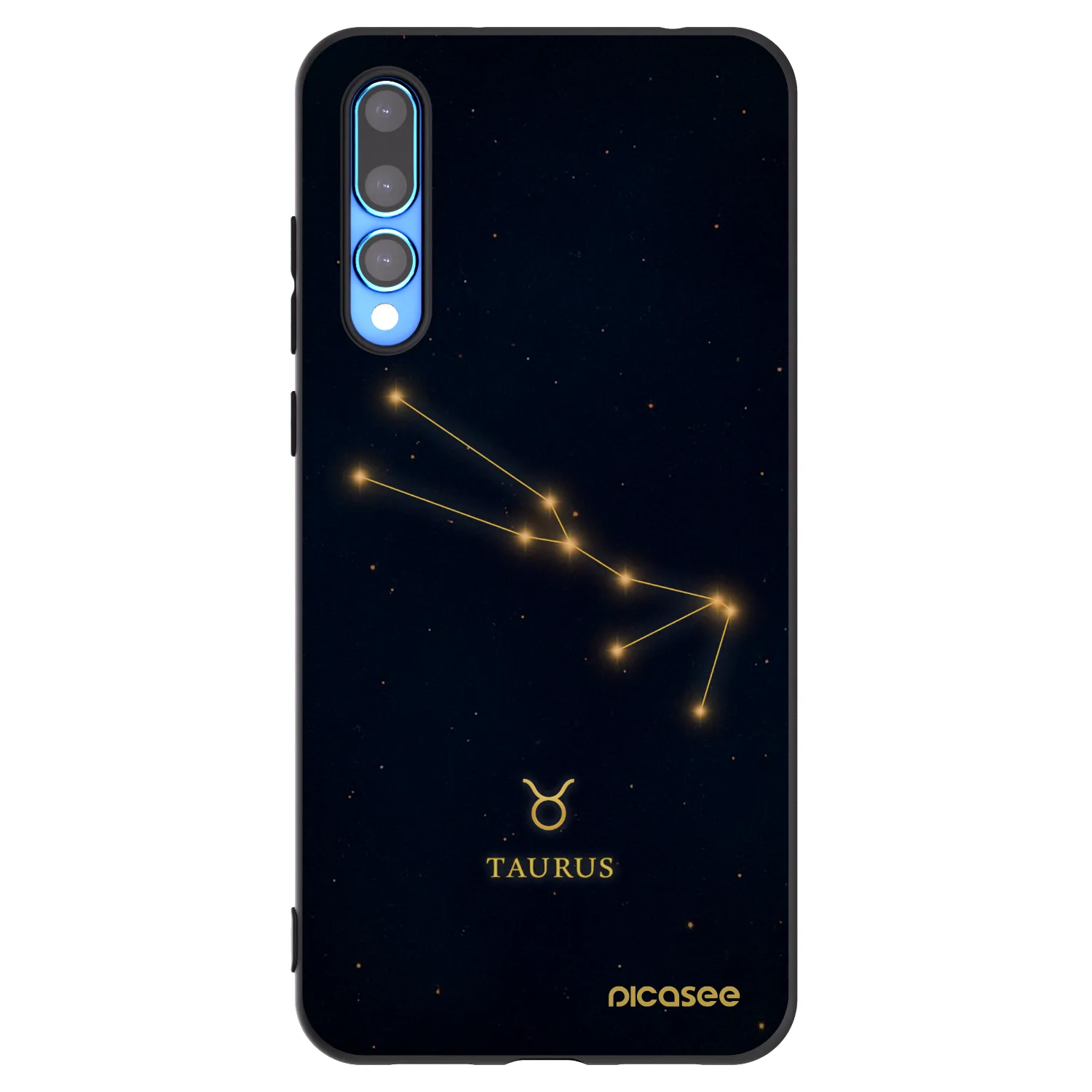 Picasee fekete szilikon tok az alábbi mobiltelefonokra Huawei P20 Pro - TAURUS