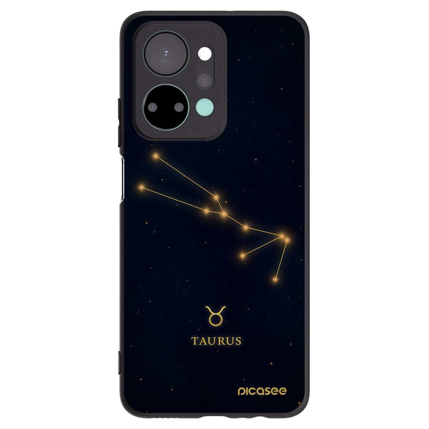 Picasee fekete szilikon tok az alábbi mobiltelefonokra Honor X7a - TAURUS