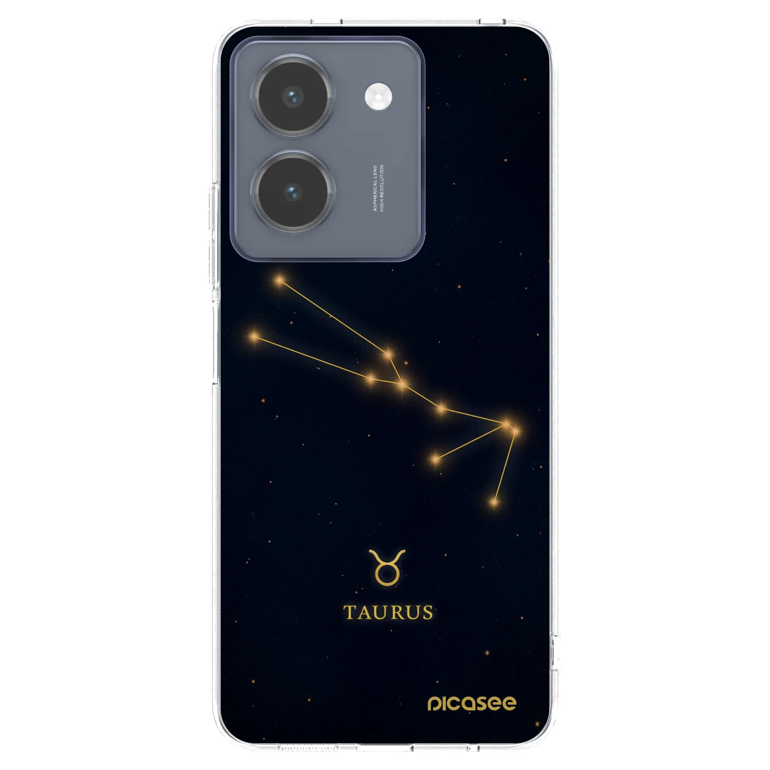 Picasee átlátszó szilikon tok az alábbi mobiltelefonokra Vivo Y36 4G - TAURUS