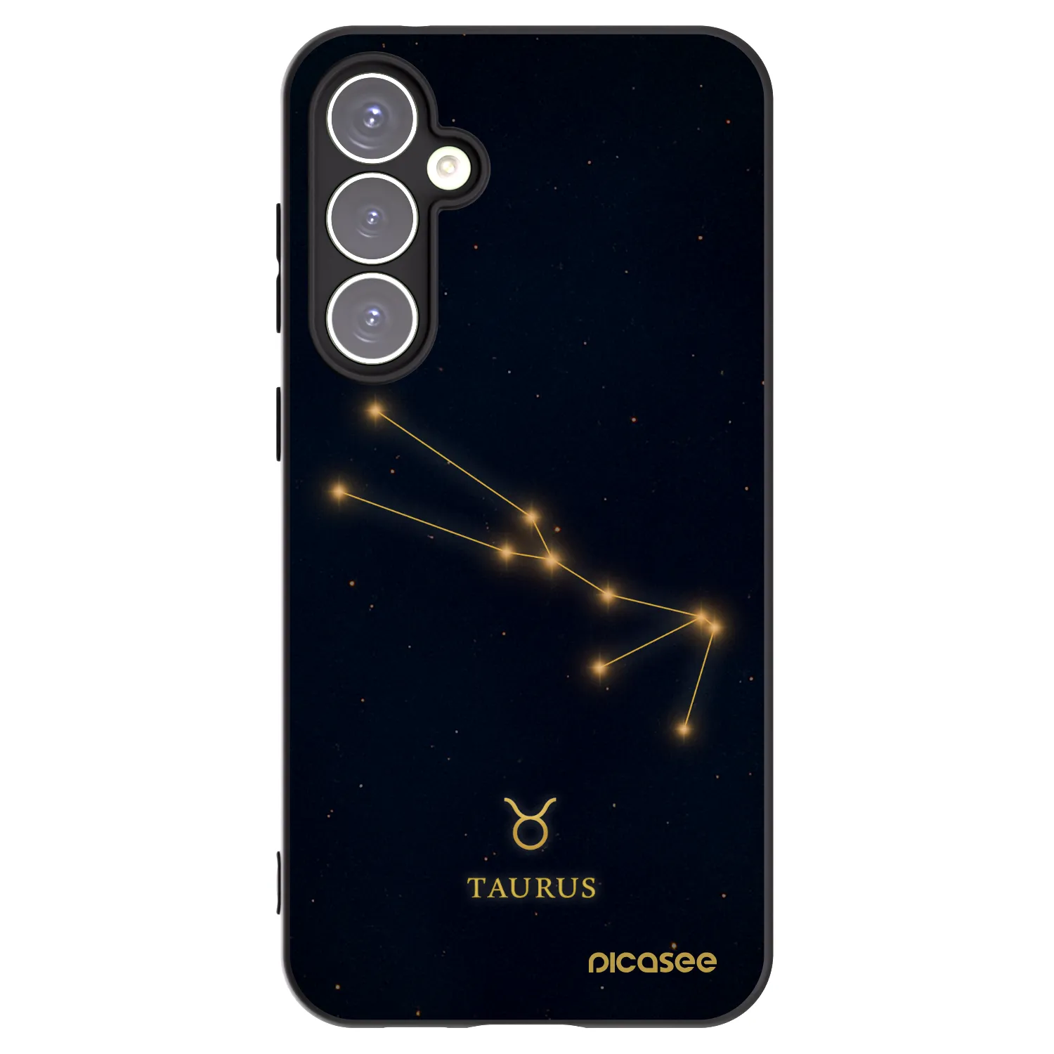 Picasee fekete szilikon tok az alábbi mobiltelefonokra Samsung Galaxy S23 FE S711B - TAURUS