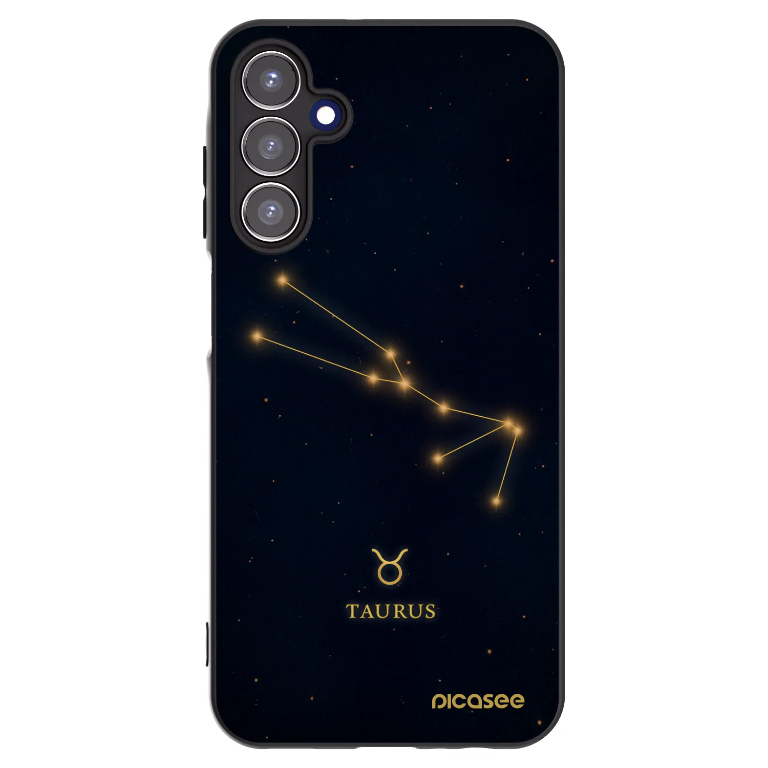 Picasee fekete szilikon tok az alábbi mobiltelefonokra Samsung Galaxy A15 A156B 5G - TAURUS