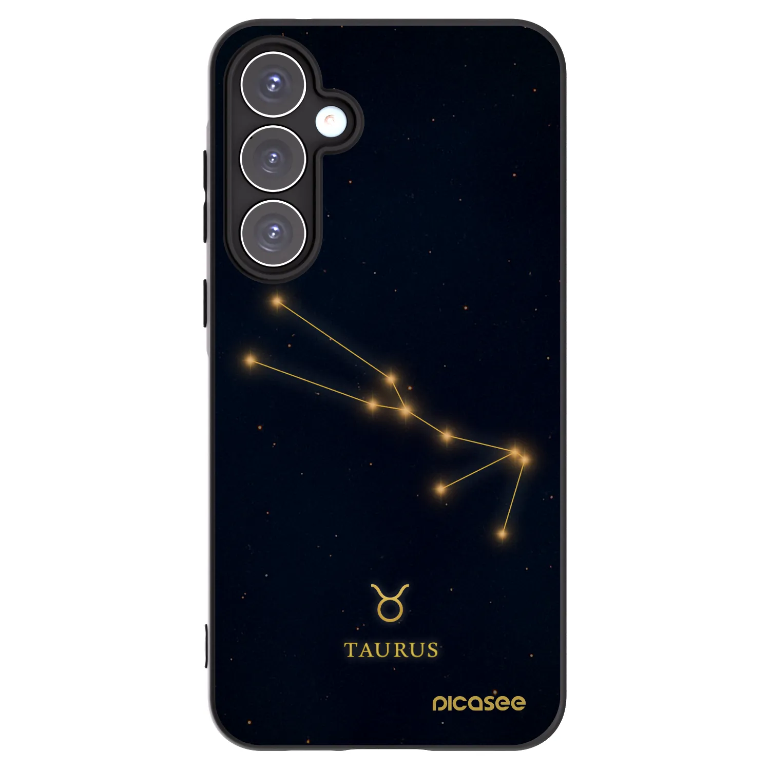 Picasee fekete szilikon tok az alábbi mobiltelefonokra Samsung Galaxy A55 5G A556B - TAURUS