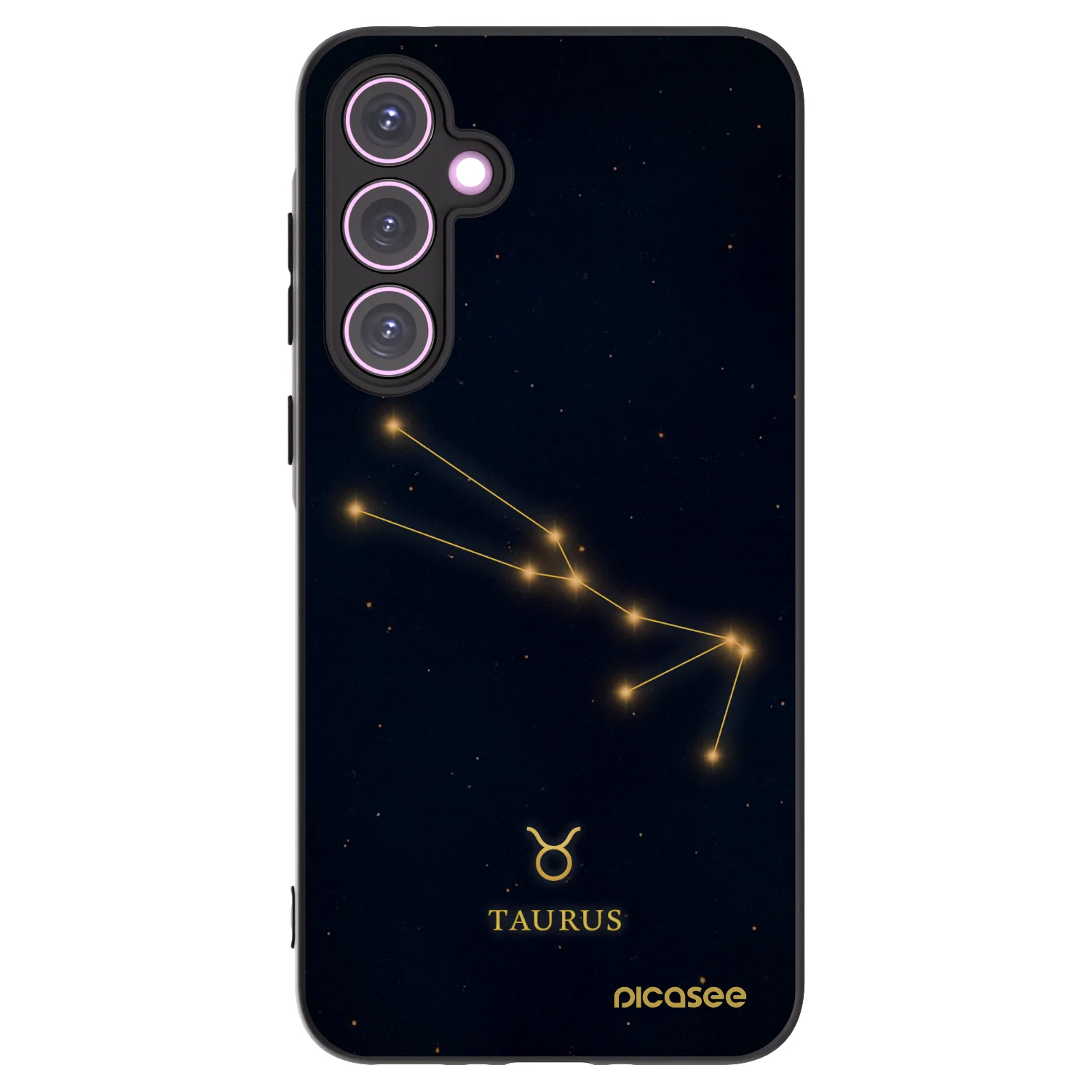 Picasee fekete szilikon tok az alábbi mobiltelefonokra Samsung Galaxy A35 5G A356B - TAURUS