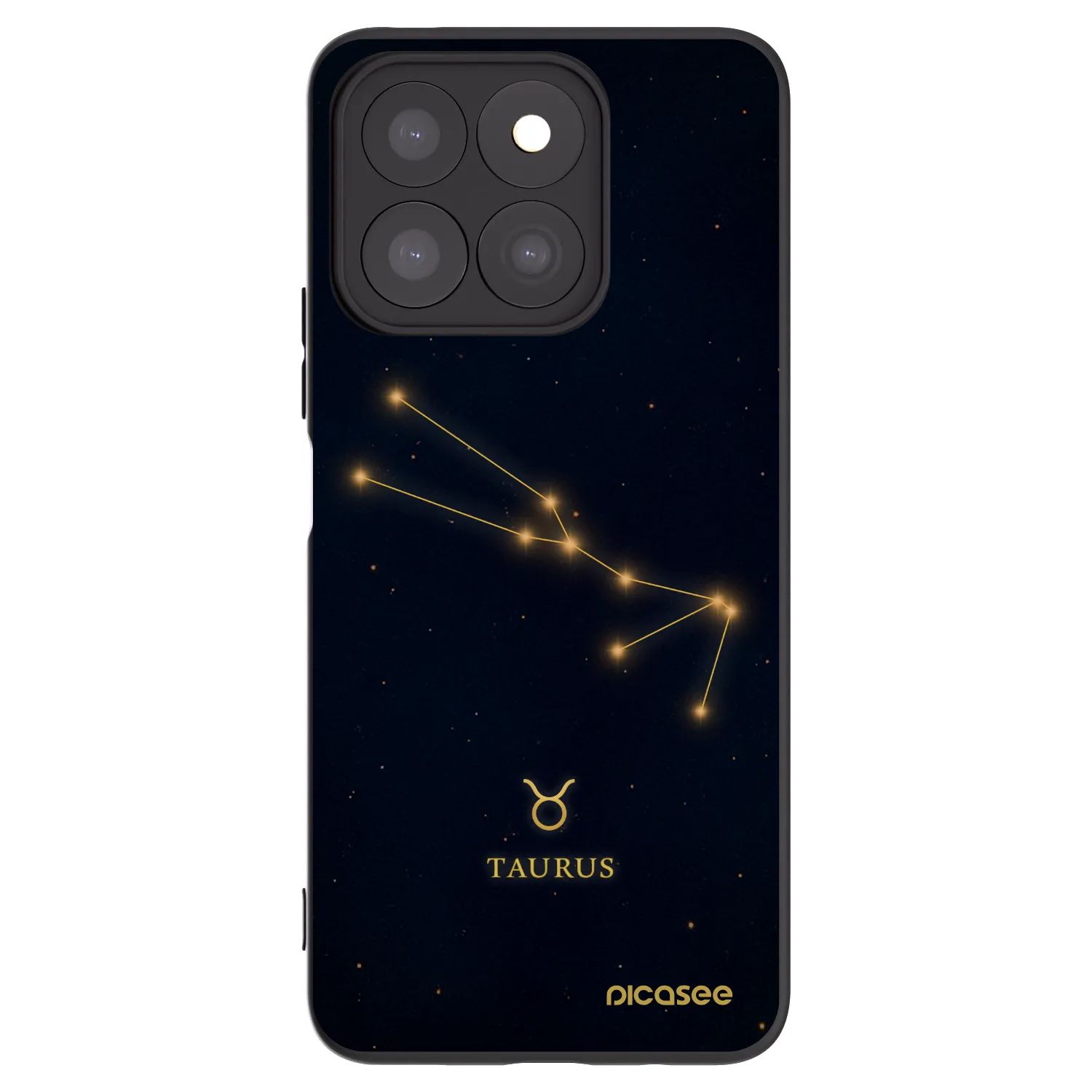 Picasee fekete szilikon tok az alábbi mobiltelefonokra Honor X8b - TAURUS