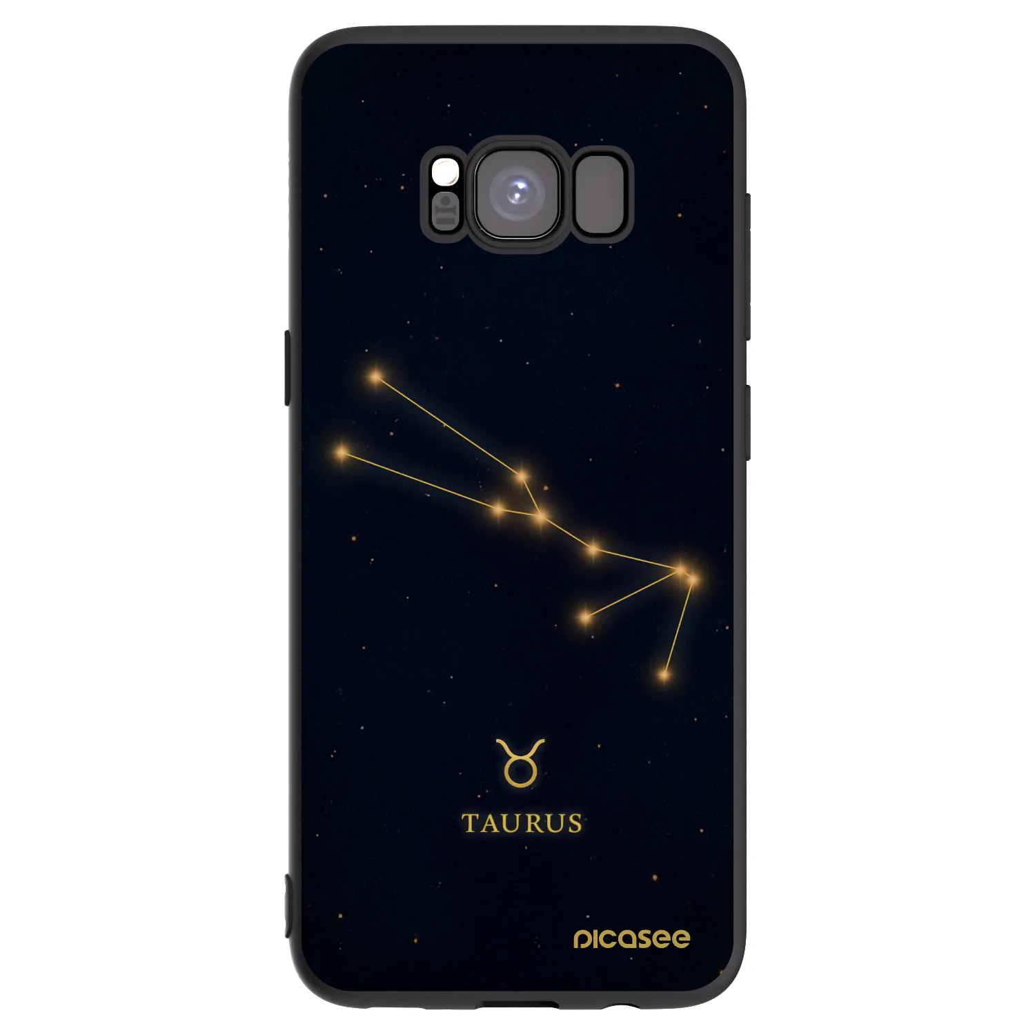 Picasee fekete szilikon tok az alábbi mobiltelefonokra Samsung Galaxy S8 G950F - TAURUS