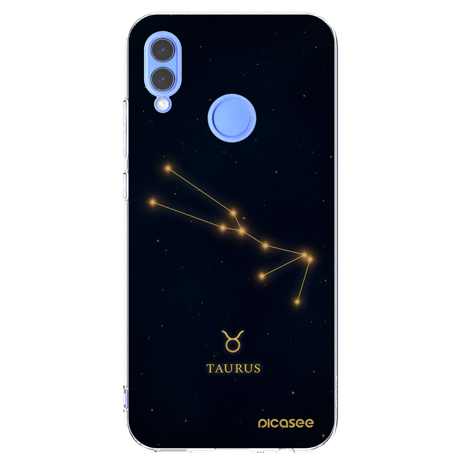 Picasee átlátszó szilikon tok az alábbi mobiltelefonokra Huawei P Smart 2019 - TAURUS
