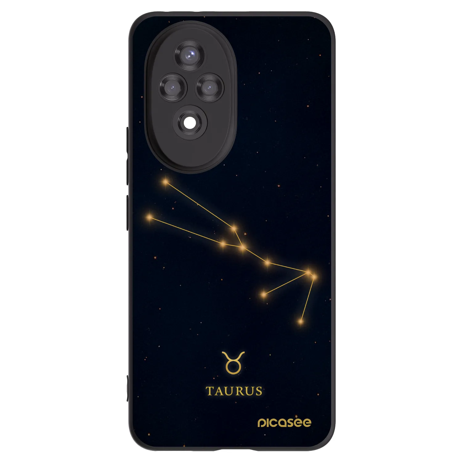 Picasee fekete szilikon tok az alábbi mobiltelefonokra Honor 200 5G - TAURUS