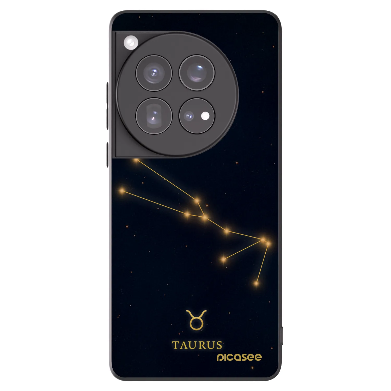 Picasee fekete szilikon tok az alábbi mobiltelefonokra OnePlus 12 5G - TAURUS