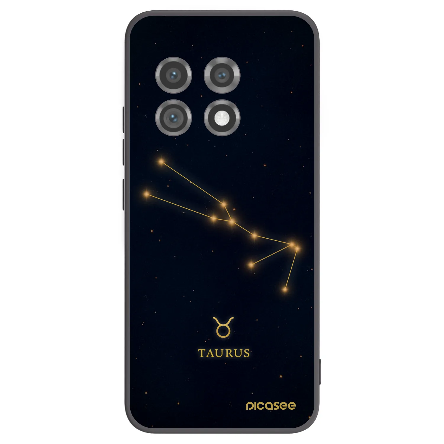 Picasee fekete szilikon tok az alábbi mobiltelefonokra OnePlus 11 5G - TAURUS