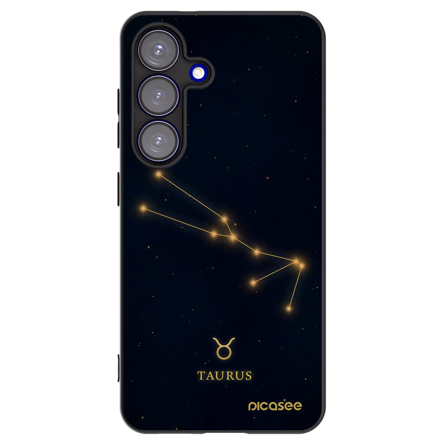 Picasee fekete szilikon tok az alábbi mobiltelefonokra Samsung Galaxy S25 5G - TAURUS