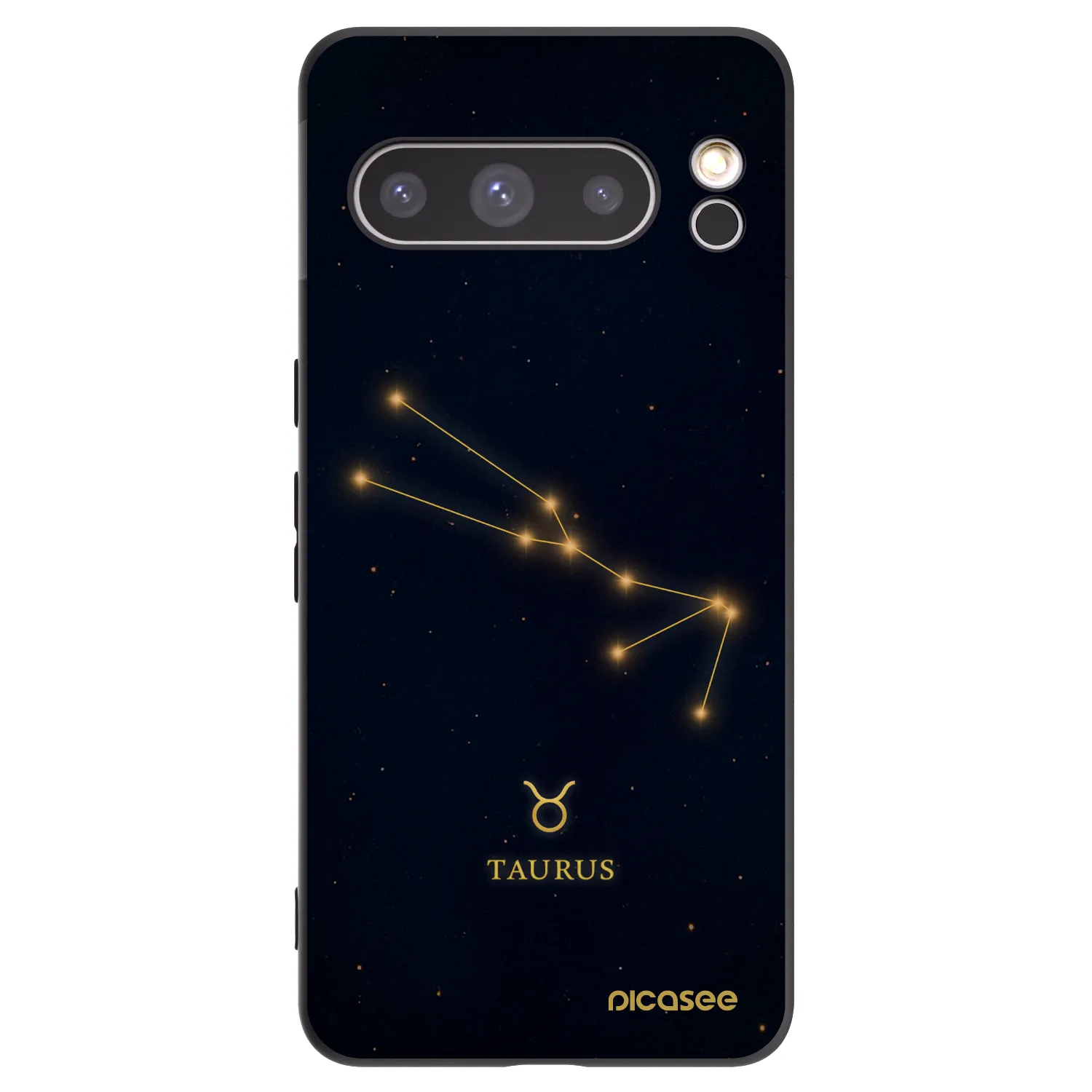 Picasee fekete szilikon tok az alábbi mobiltelefonokra Google Pixel 8 Pro - TAURUS