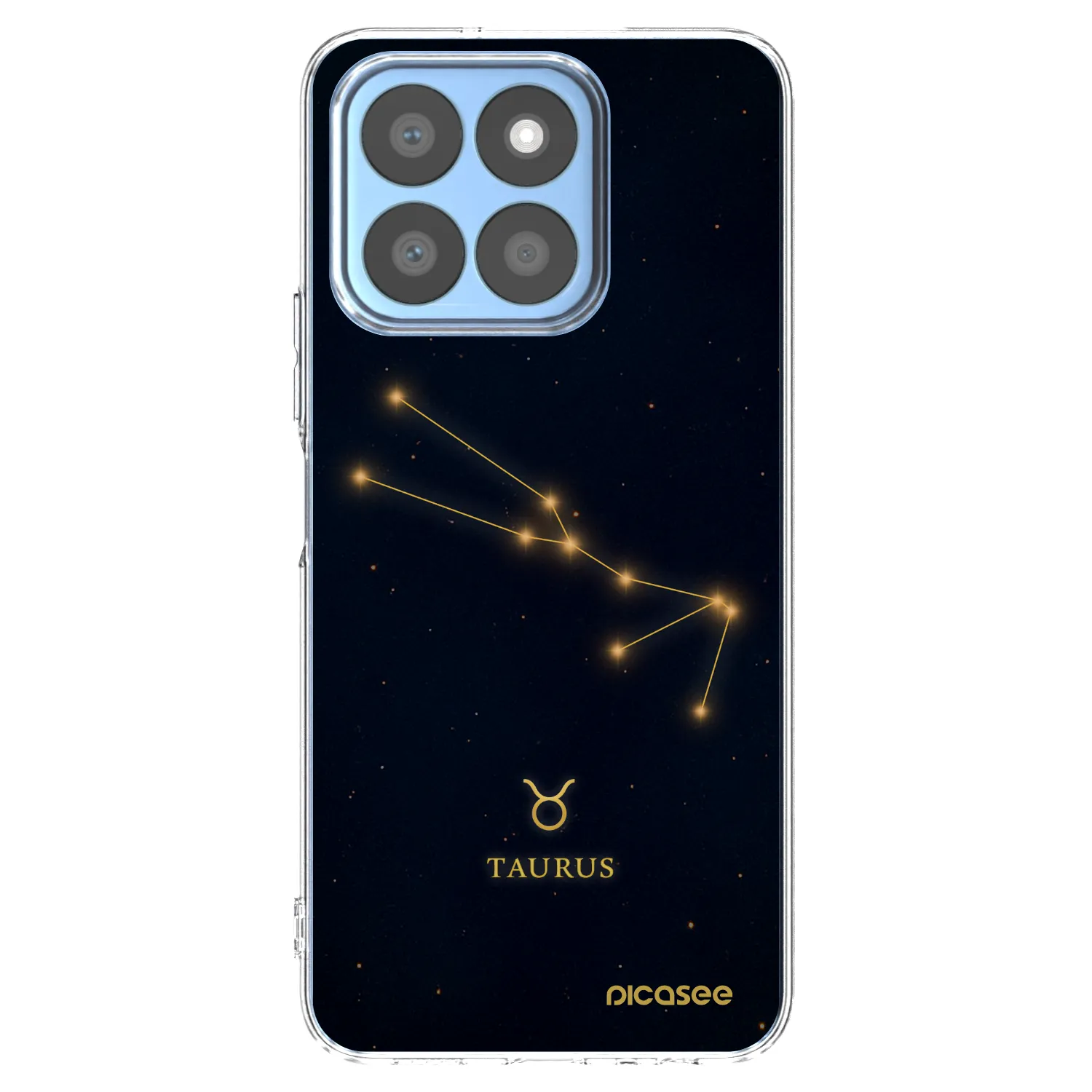 Picasee átlátszó szilikon tok az alábbi mobiltelefonokra Honor X8c - TAURUS