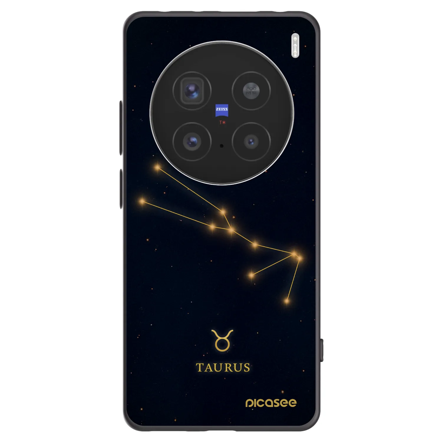 Picasee fekete szilikon tok az alábbi mobiltelefonokra Vivo X200 Pro - TAURUS