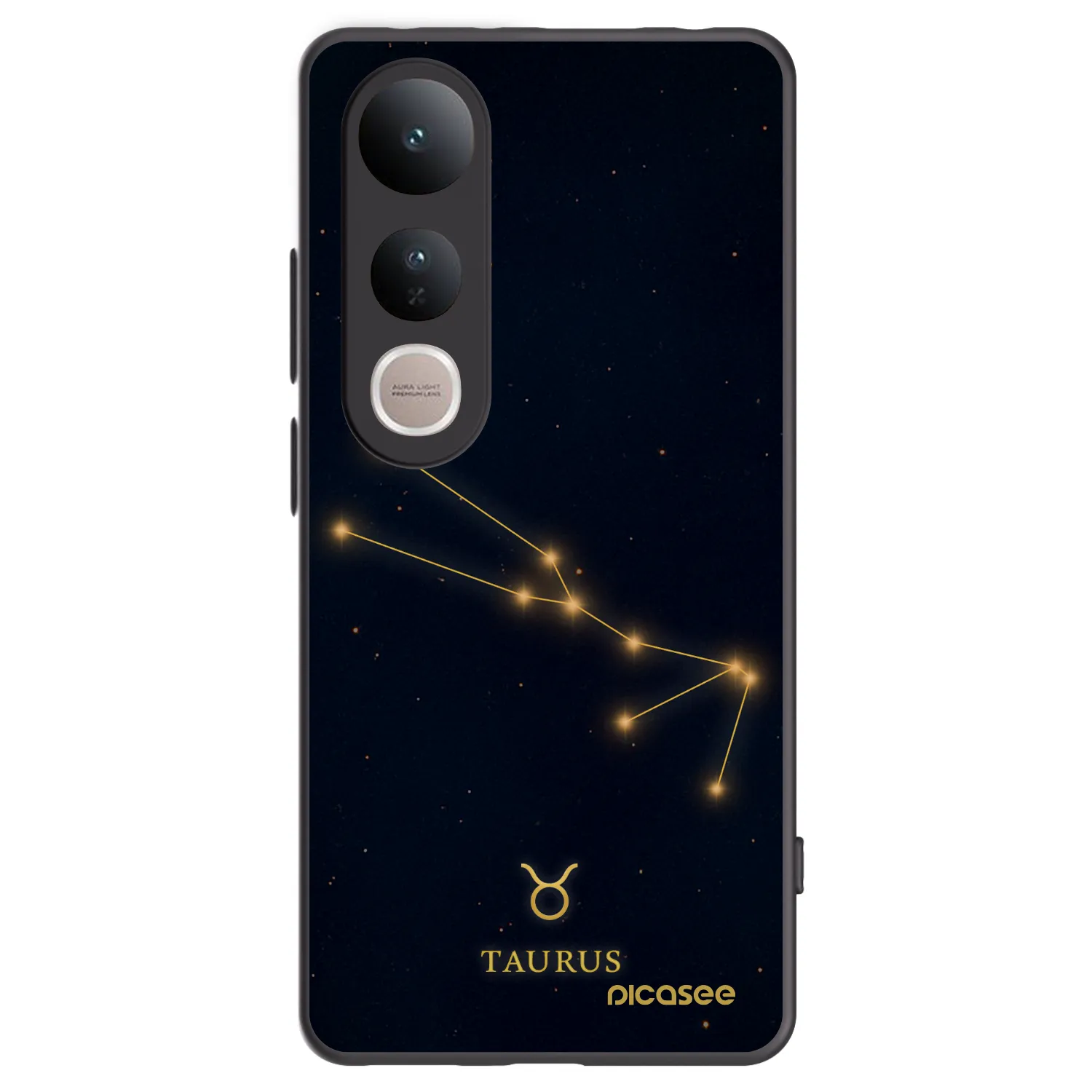 Picasee fekete szilikon tok az alábbi mobiltelefonokra Vivo V50 Lite 5G - TAURUS